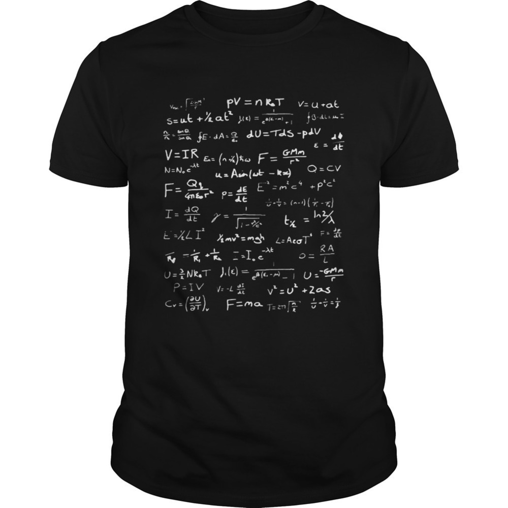 Math Formulas Shirt